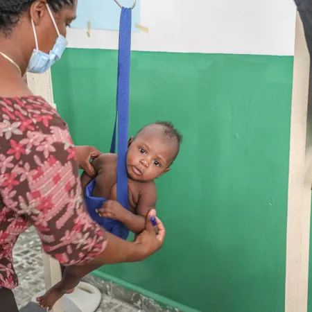 St Jean du Sud Health, Haiti, on 26 May 2021.