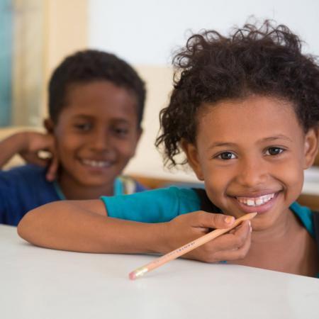 enfants réfugiés du Yémen