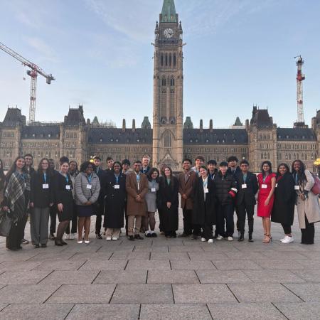 Youth Advocates in Ottawa for National Child Day Celebrations in Ottawa